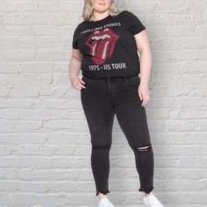 NEW Wild Fable Black Distressed Jeans Plus Size 22